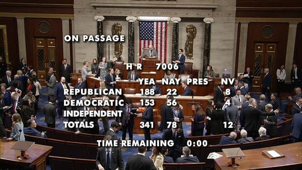 153 Democrats Vote Yes to Pass H.R. 7006