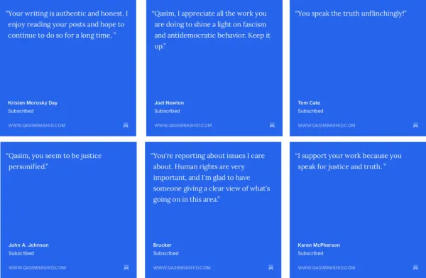 Why Your Support Matters To Me